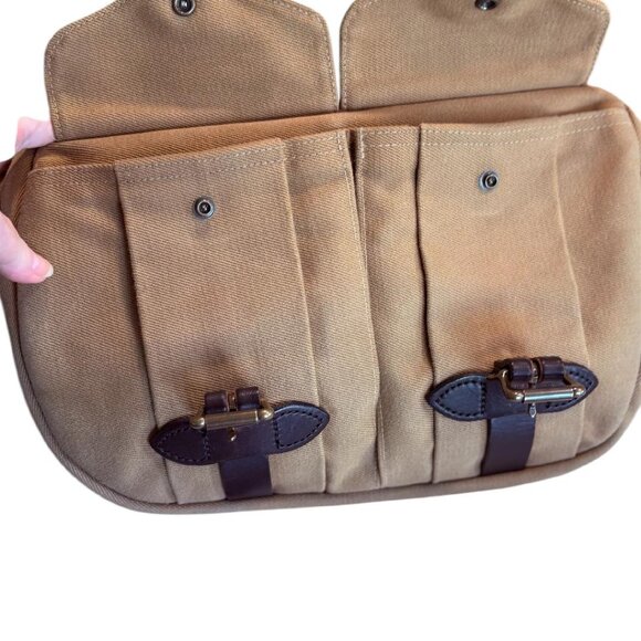 Filson Rugged Tan Twill Original Briefcase/Messenger Bag ~ NWOT - Picture 4 of 6